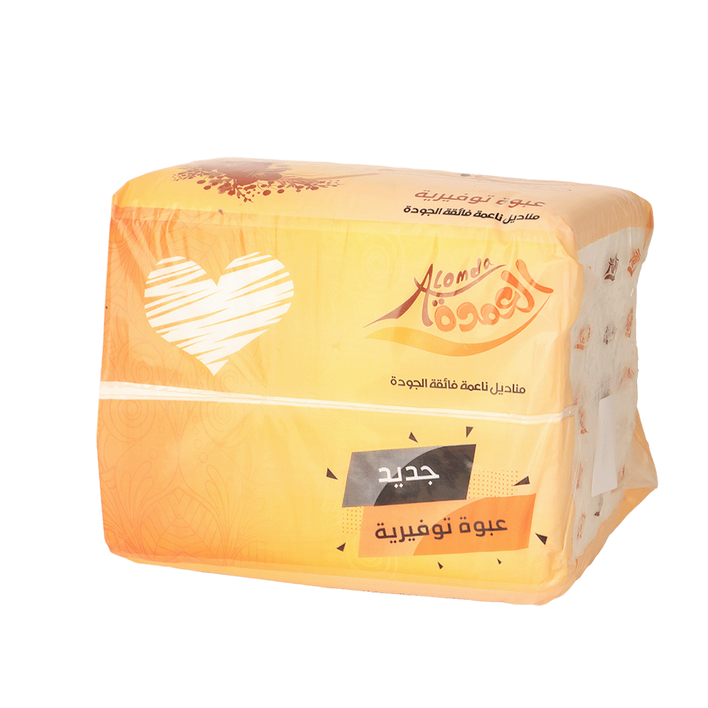 العمدة مناديل ناعمة فائقة الجودة عبوة توفيرية