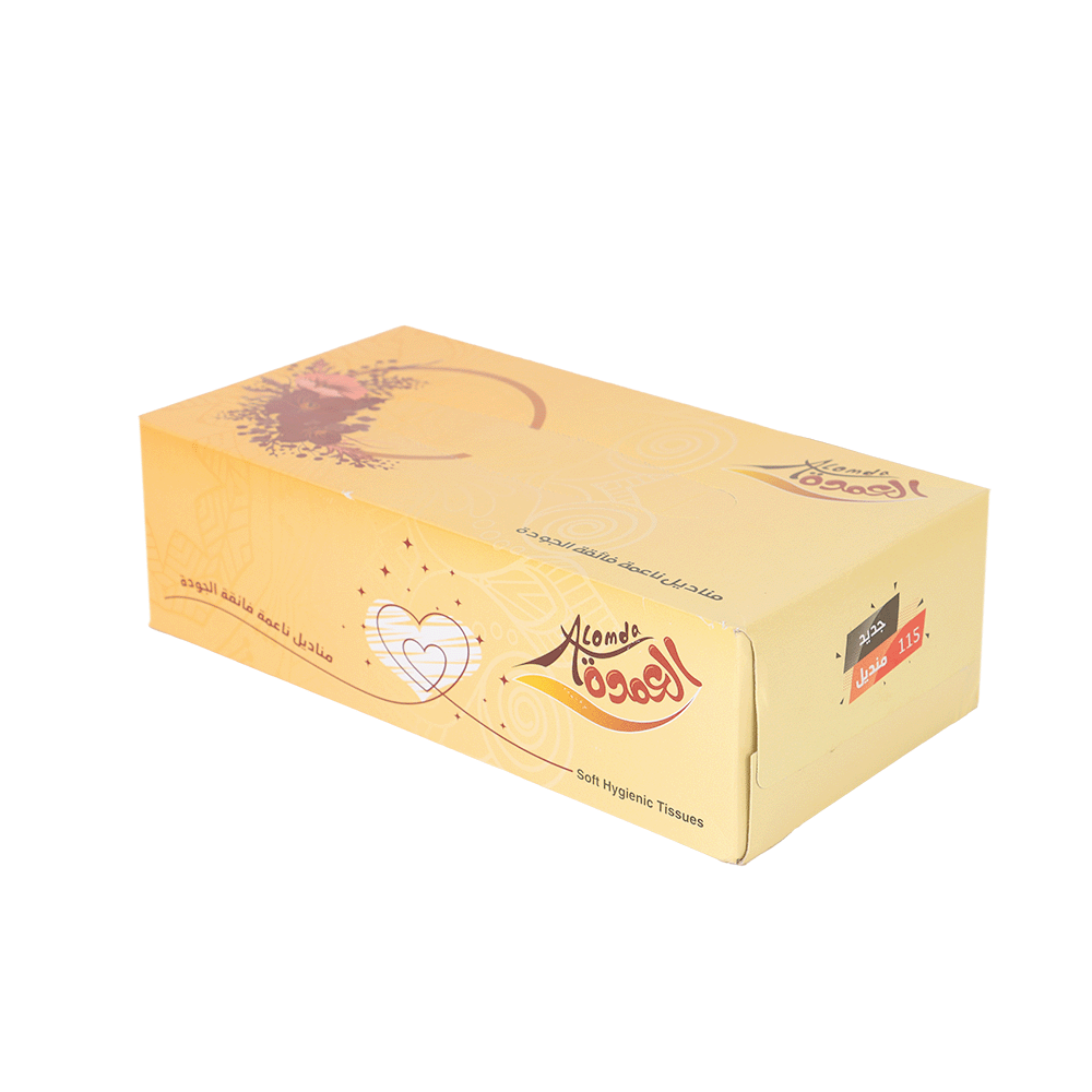 العمدة مناديل ناعمة فائقة الجودة - 115 منديل