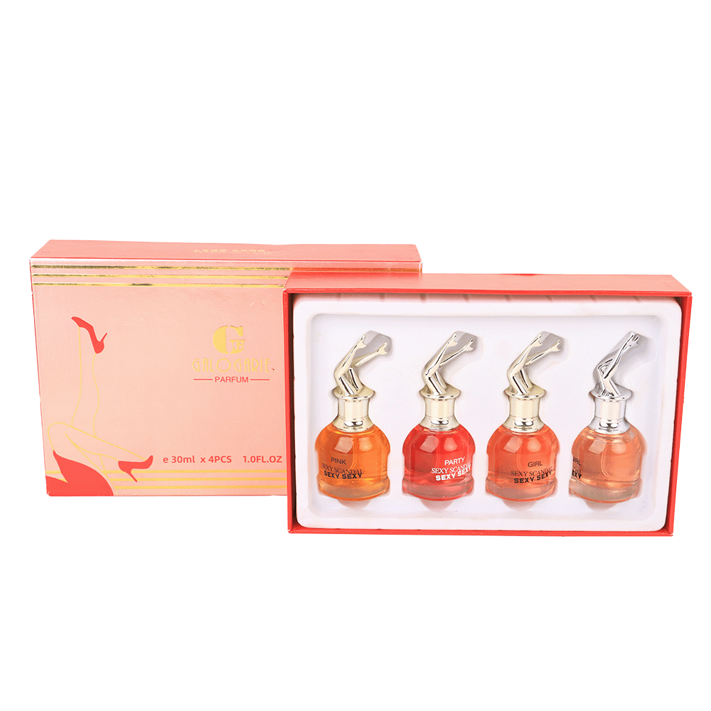 باكج غالوغاري عطور ميني اسكاندل أو دو بارفان للنساء 30 مل × 4 - موديل 55009