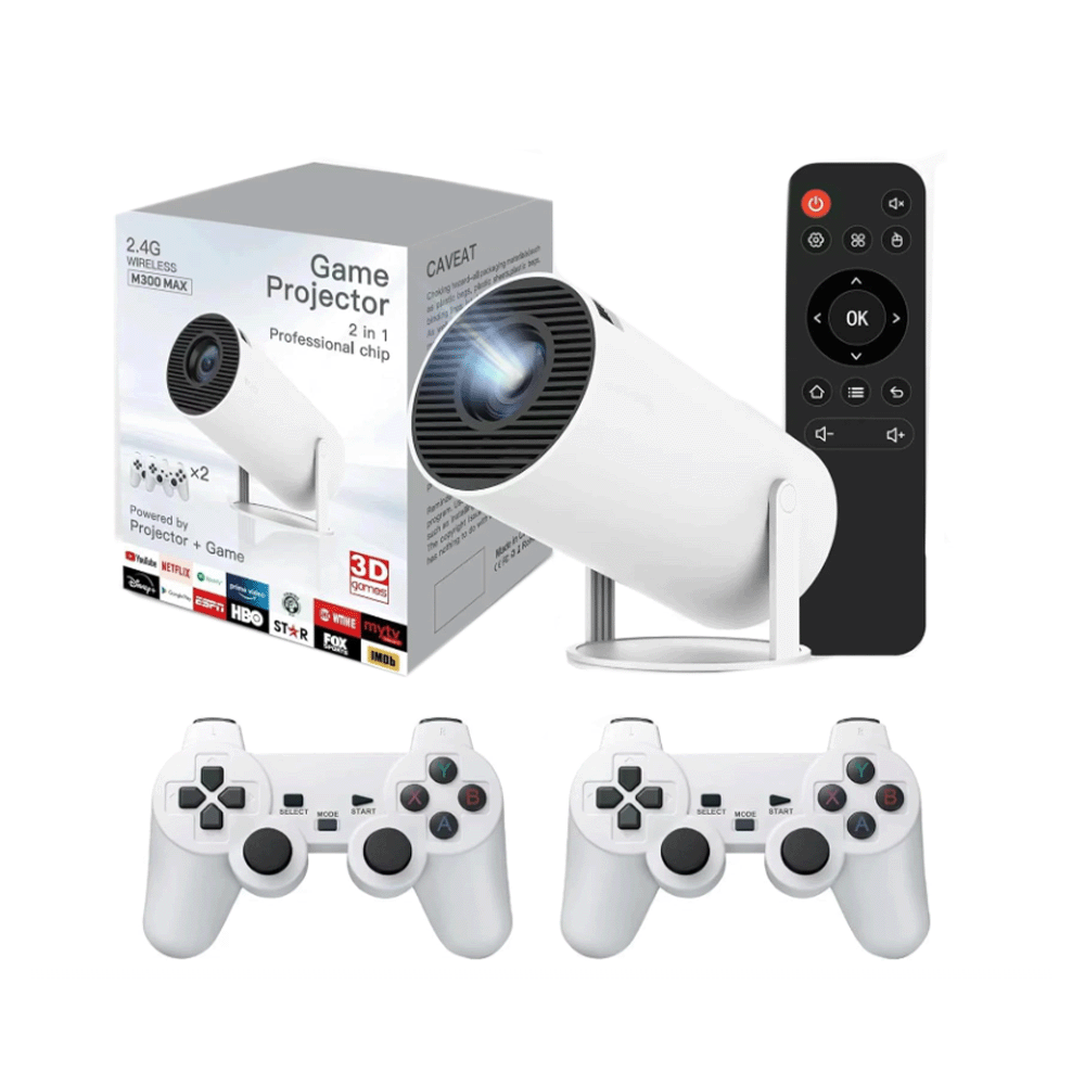 زوكسيفوت برو جكتر جهاز عرض ألعاب M300 Max بتقنية إل HD موديل-‎M300 Max