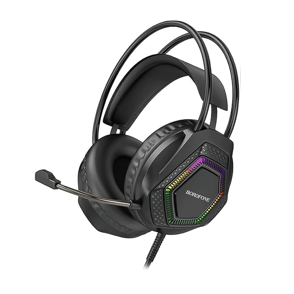 بروفونبوروفون سماعات رأس للالعاب من ثاندر لون اسودموديل -bo105