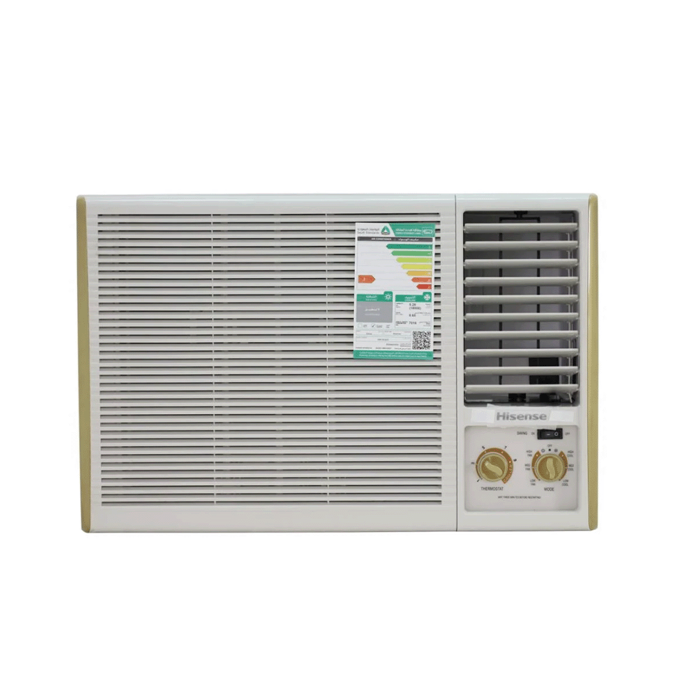 هايسنس مكيف شباك طن ونص قوة 1300 واط - موديل 0102102113