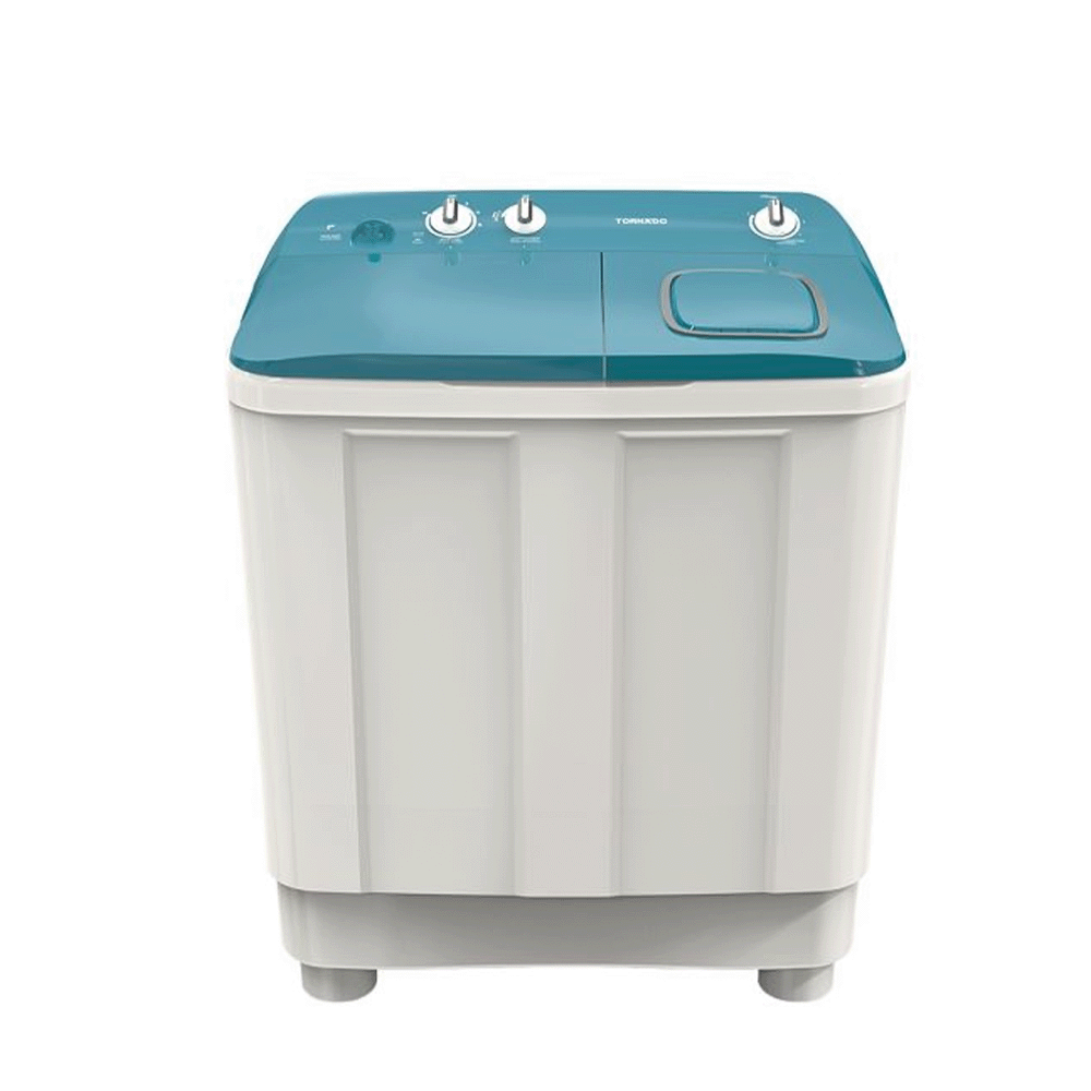 تورنادو غسالة حوضين نصف أوتوماتيكية 10 كجم قوة 460 واط - موديل TMH-HS10C- WA
