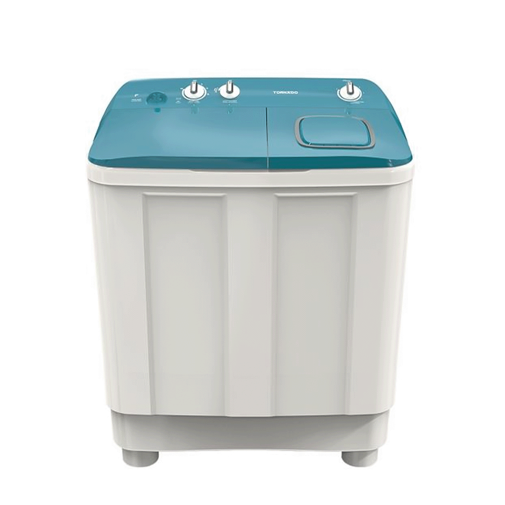 تورنادو غسالة حوضين نصف أوتوماتيكية 12 كجم قوة 550 واط - موديل TMH-HS12C- WA
