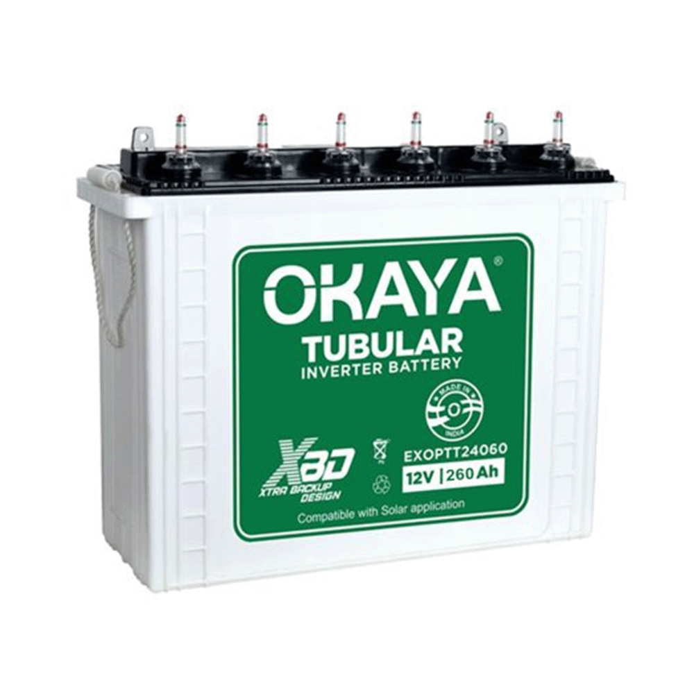 اوكايا بطارية - سعة 260أمبير موديل - EXOPTT24060