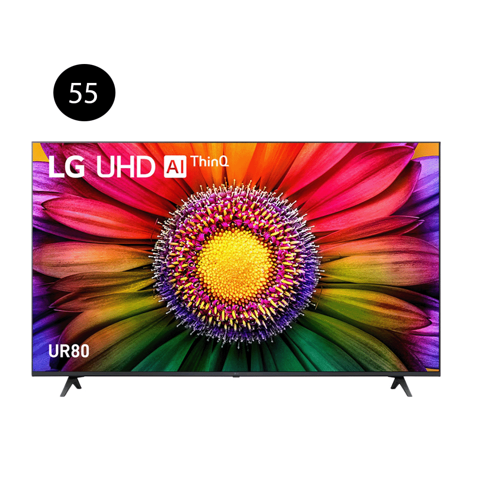 ال جي تلفزيون 55 بوصة سمارت 4K - موديل UR80006LJ55