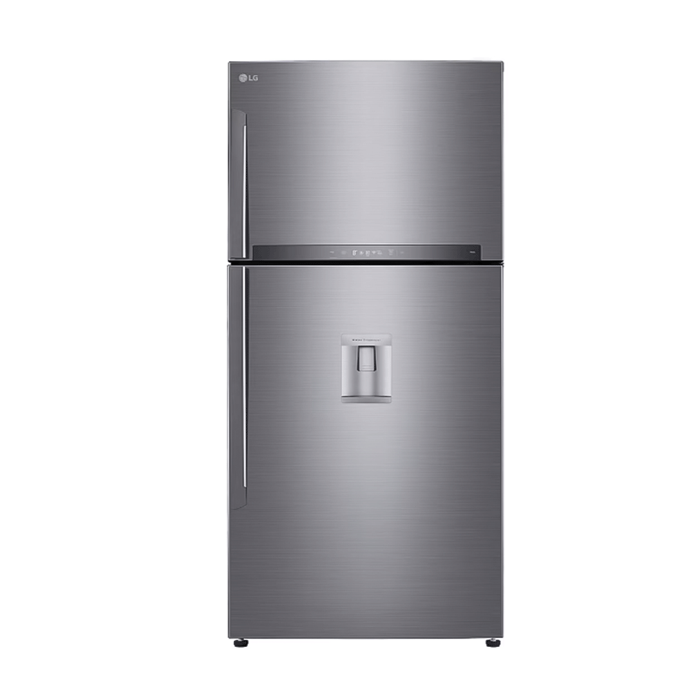 ال جي ثلاجة كهربائية بابين مع موزع مياه سعة 592 لتر و قوة 520 واط - موديل GR-F872HLHU