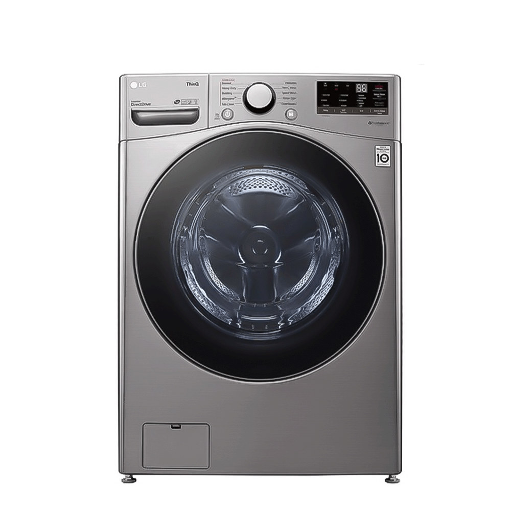 ال جي غسالة كهربائية تعبئة أمامية اتوماتيكية سعة 20 كجم وقوة 2000 واط - موديل F0L2CRV2T2