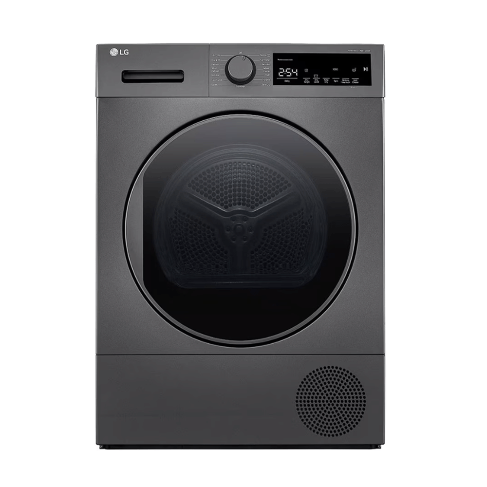 ال جي مجفف ملابس بتقنية المضخة الحرارية سعة 8 كجم وقوة 1600 واط - موديل RH80T2SP7RM