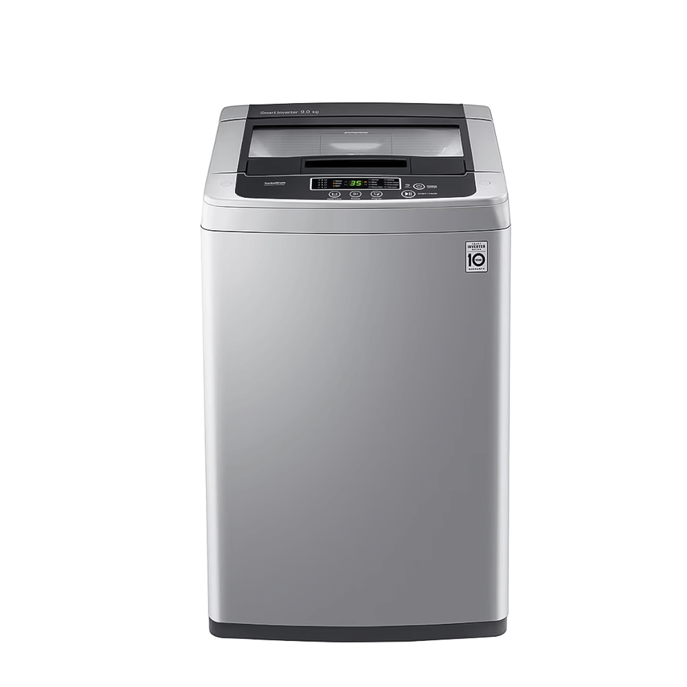 ال جي غسالة كهربائية فتحة علوية اتوماتيكية سعة 9 كجم وقوة 1600 واط - موديل T9586NDKVH