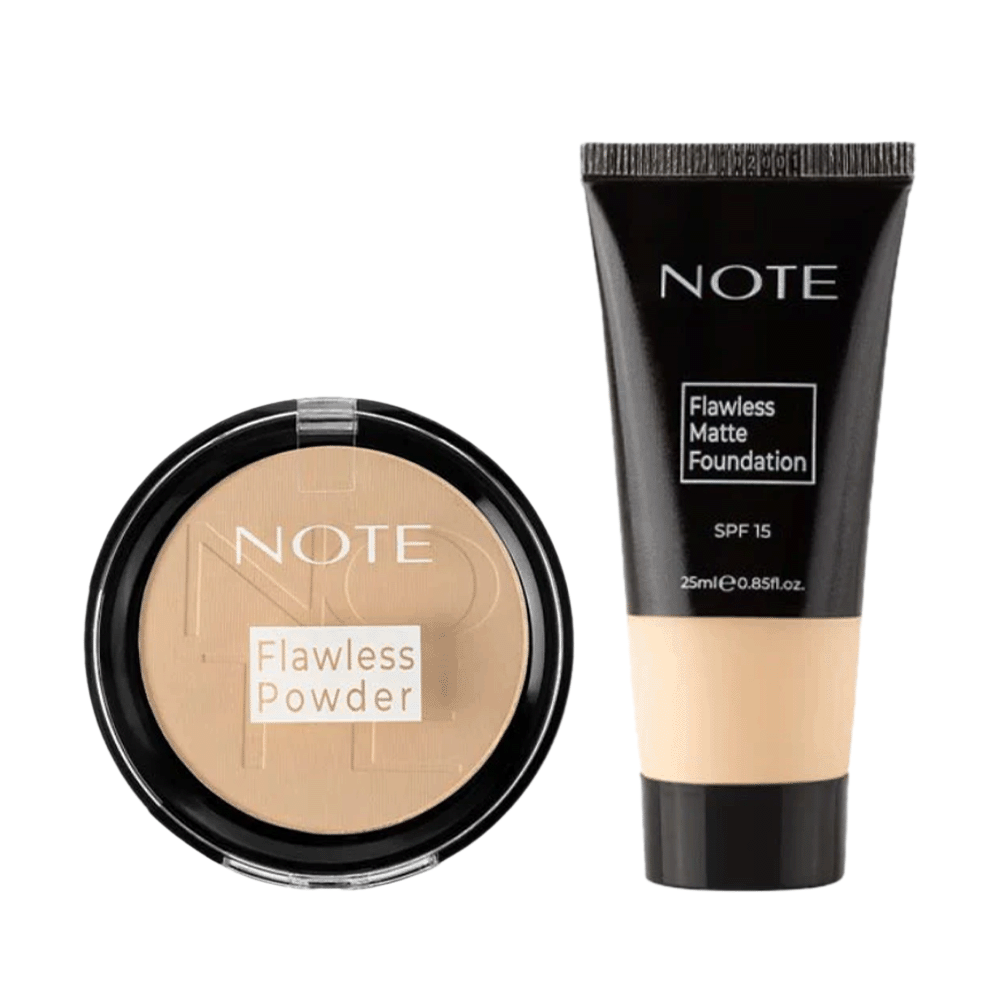 باكج 2×1 نوت بودرة فلوليس 10gو فلوليس مات فاونديشن 25 مل