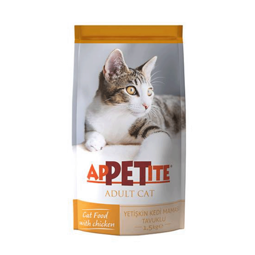 أبيتايت طعام جاف للقطط البالغة بالدجاج - 1.5 كجم
