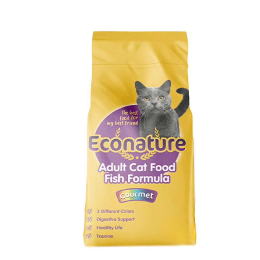 إيكوناتشر طعام جاف للقطط البالغة بالسمك - 1 كجم