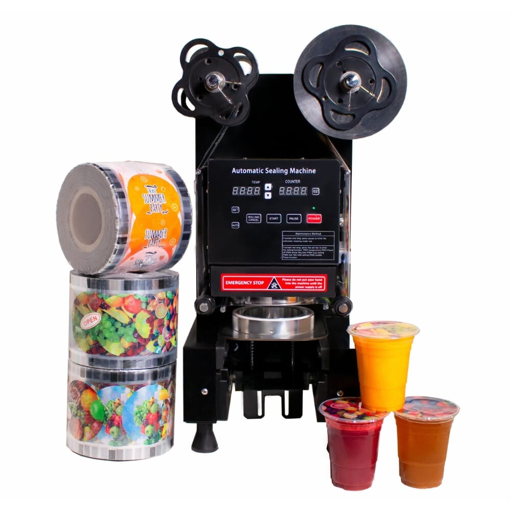 ماكينة تغليف أكواب العصير الأوتوماتيكية بقوة - 280 واط