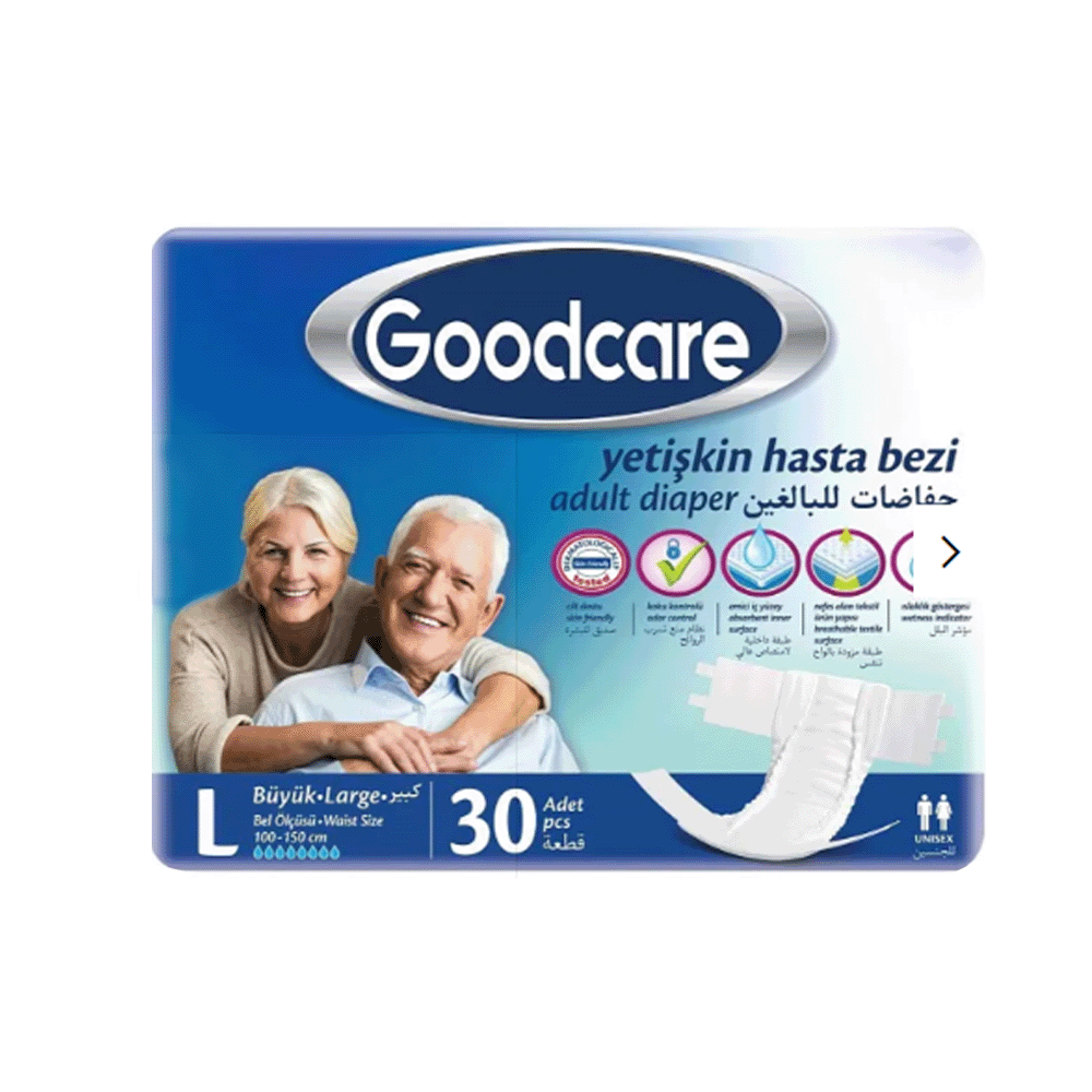جود كير حفاظات البالغين للجنسين مقاس كبير - عدد 30 حفاضة