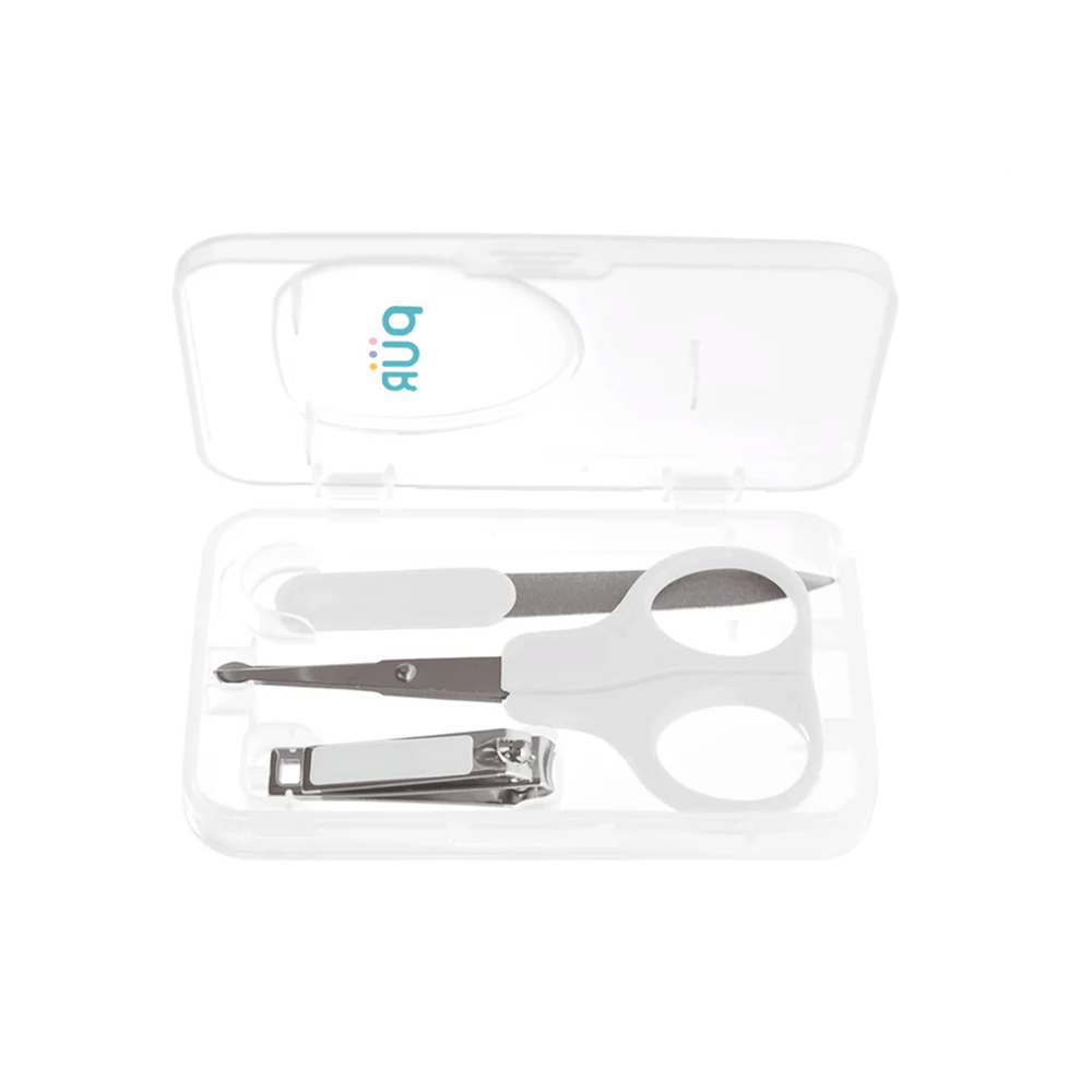 بيور مجموعة أدوات قص أظافر الأطفال 3 قطع - ابيض