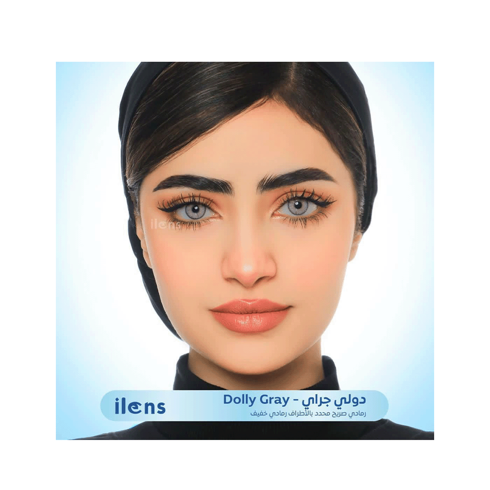 أي لنس عدسات لاصقة دولي جراي قُطر 14.5 مم بتحديد ناعم - رمادي