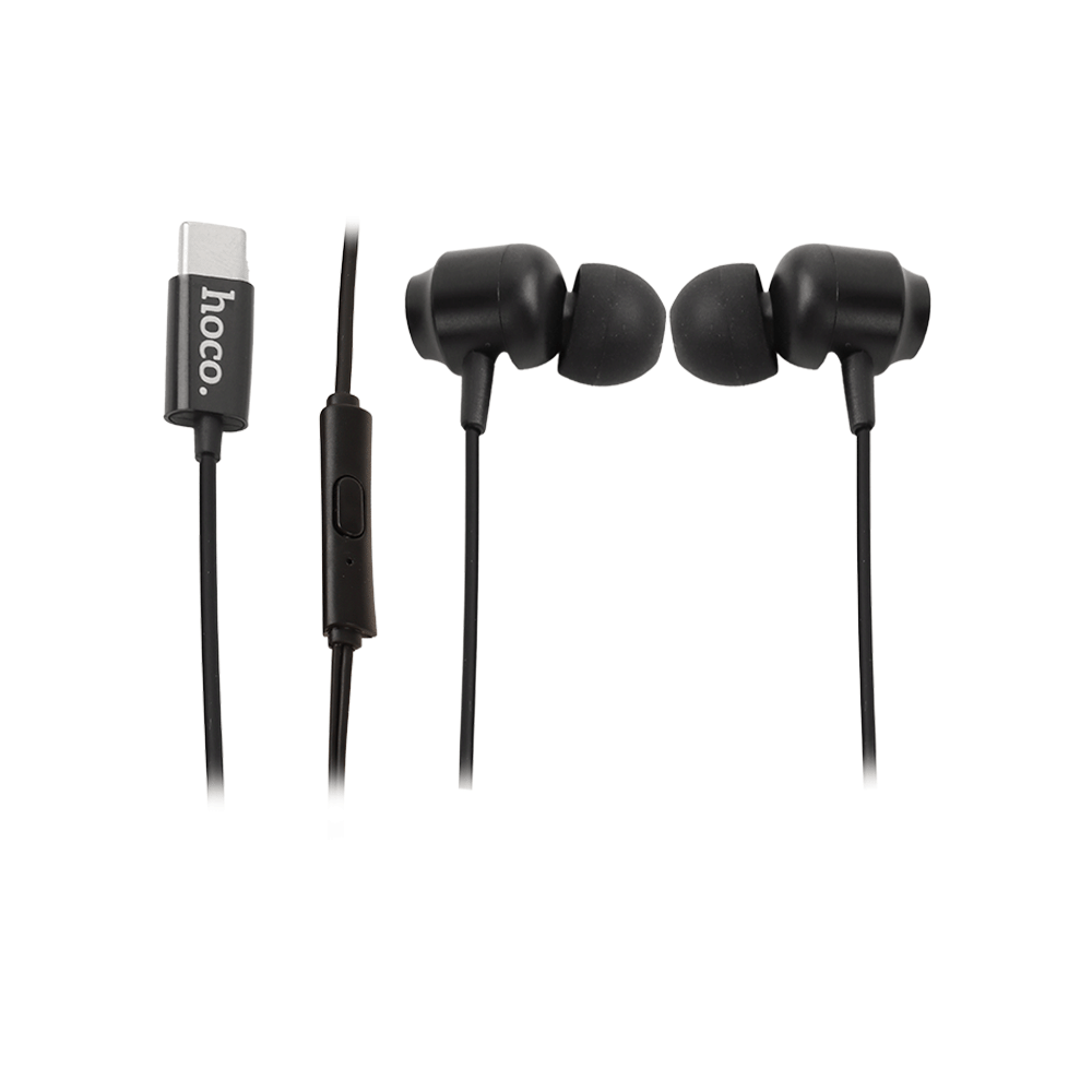 هوكو سماعة أذن سلكية تايب سي مع ميكروفون مدمج بجهد 5 فولت - موديل M122