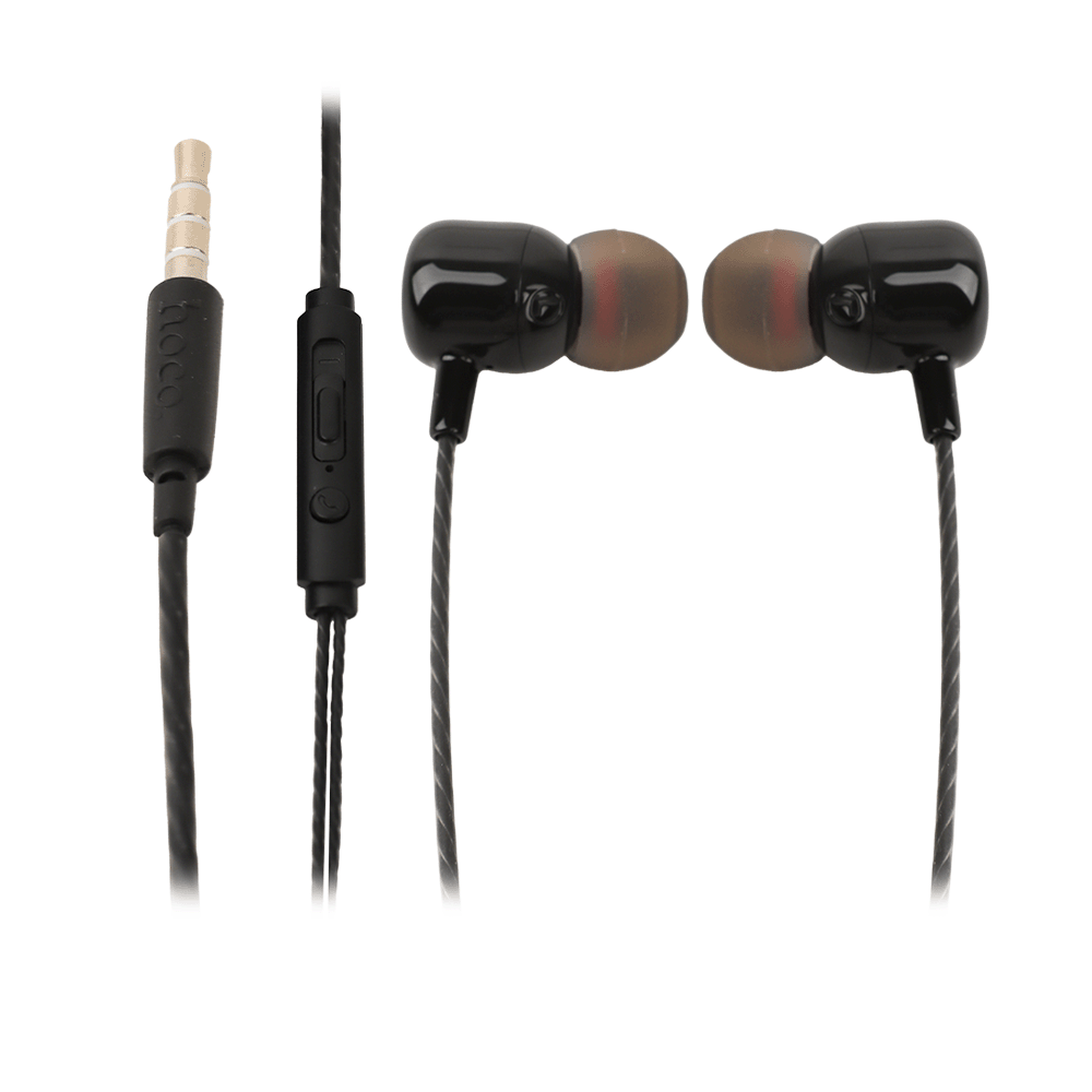 هوكو سماعة أذن سلكية مع ميكروفون بجهد 3.5 فولت - موديل M87