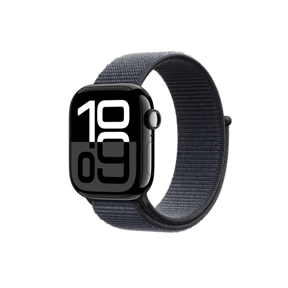 ابل ساعه يد ذكية سيريس 10 بهيكل ألومنيوم - أسود