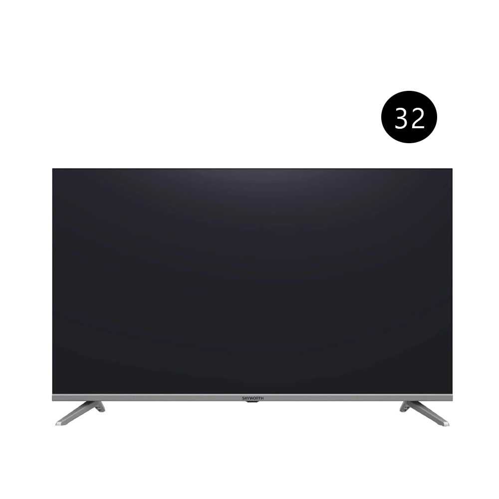 سكاي ورث تلفزيون 32 بوصة اندرويد 11 HD ذكي فضي - موديل 32STD6500