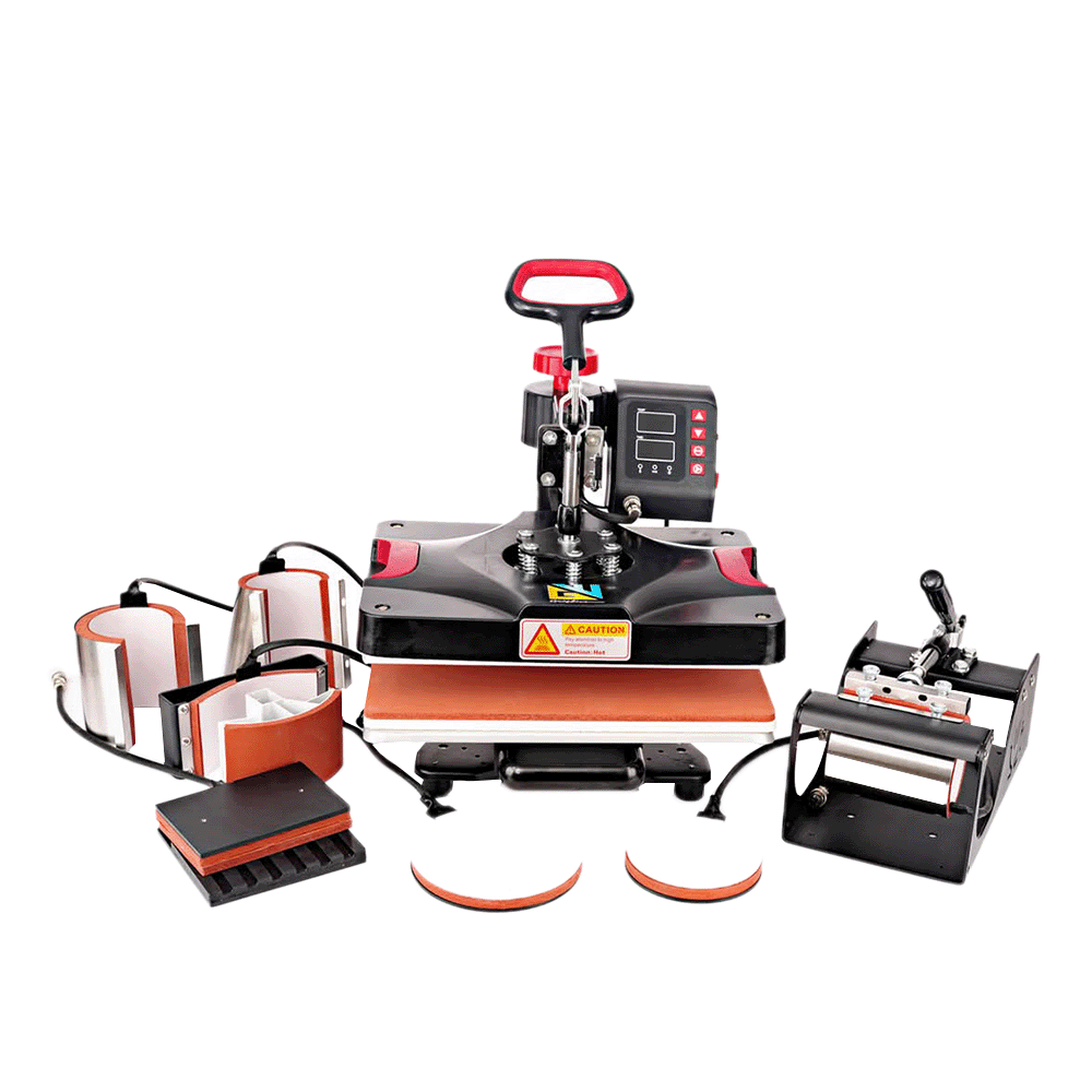 مكبس حراري بقوة 1250 واط وجهد 230 فولت متعدد الاستخدامات - موديل GW

