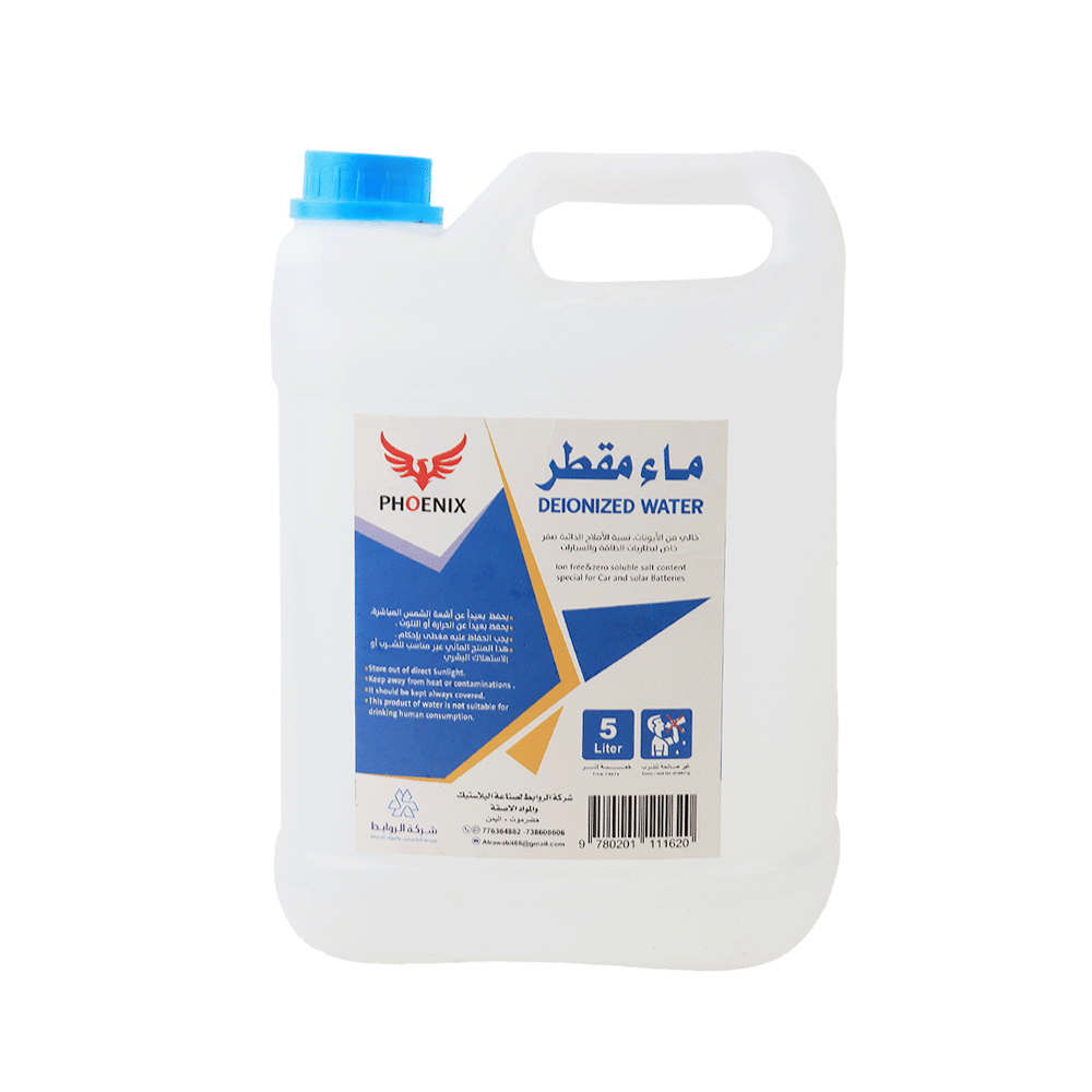 فيتكس ماء مقطر خالي من الأيونات فيكلس - 5 لتر