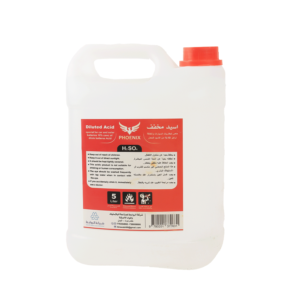 فيتكس اسيد مخفف خاص لبطاريات السيارات - 5 لتر