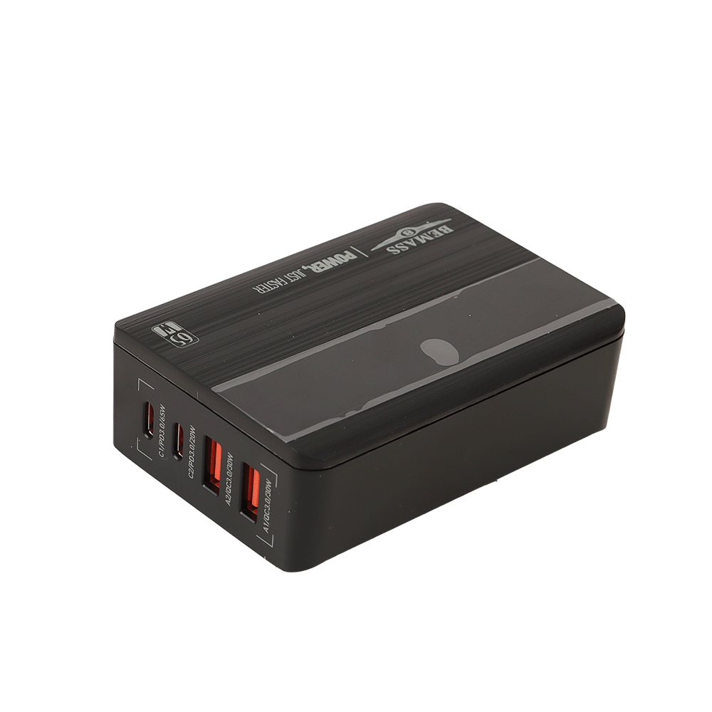بيماس موزع شاحن كهرباء بقوه 65 واط - موديل BS4808Q