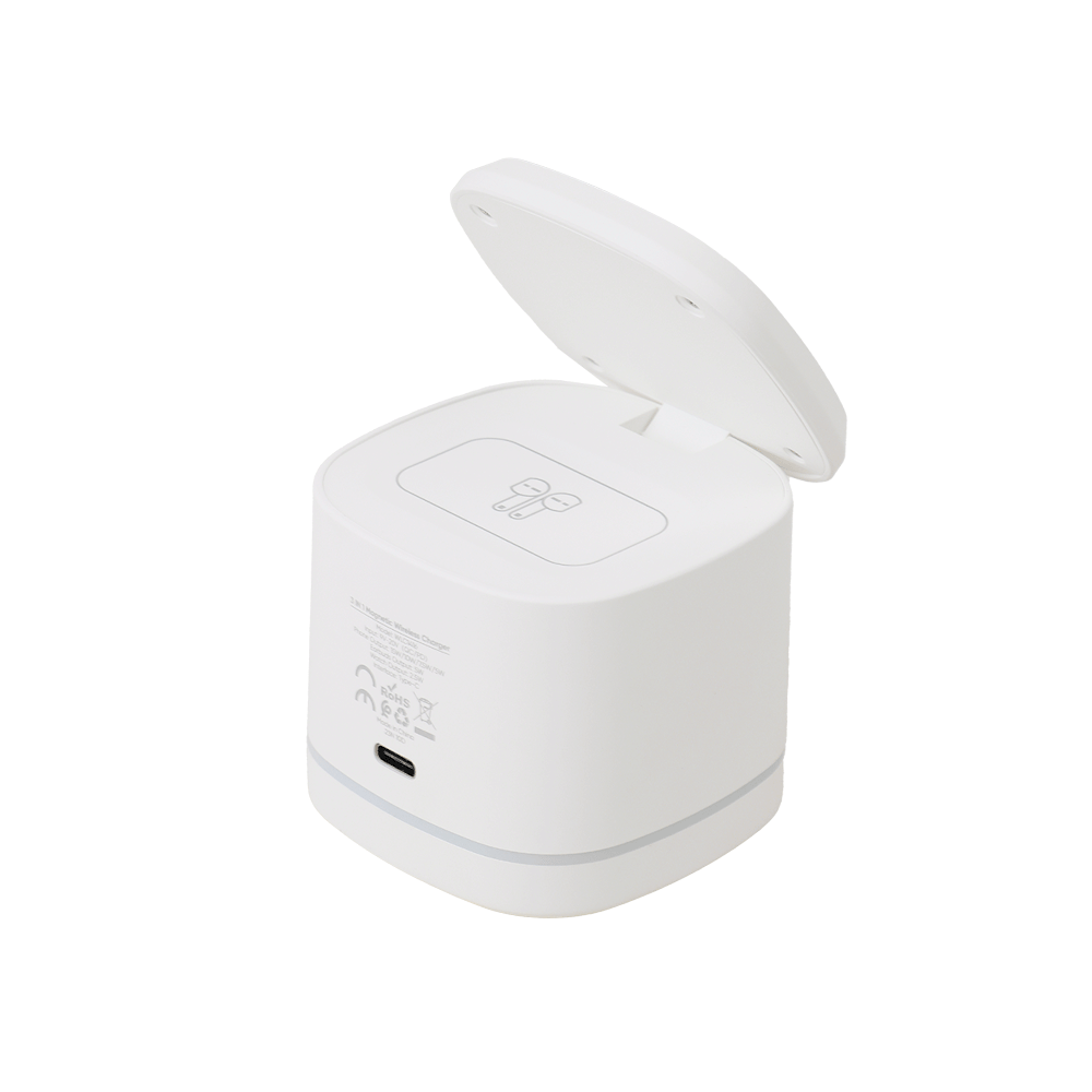 فيدفي شاحن لأسلكي 3×1 مغناطيسي مكتبي مع كابل شحن بقوة 15 واط - موديل WLC1416