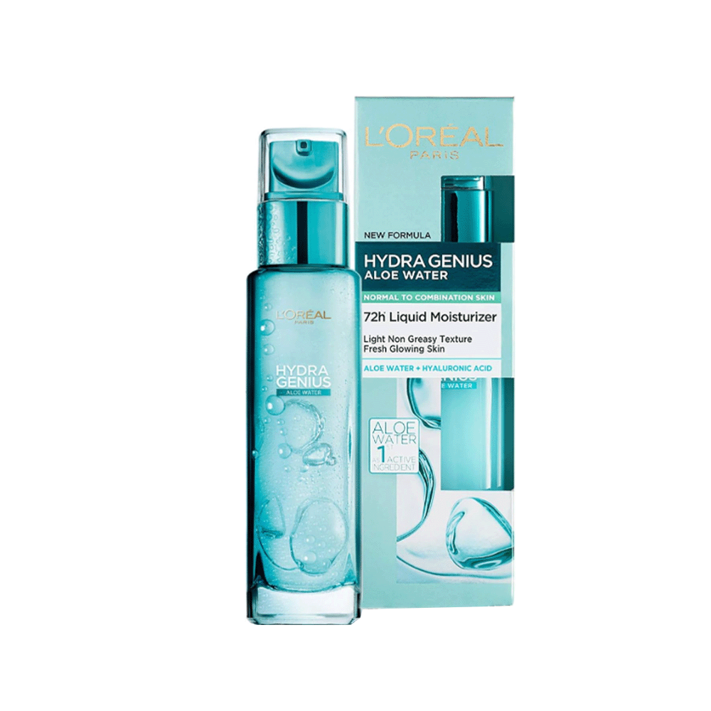 لوريال باريس مرطب لوريال هيدرا جينيوس للبشرة العادية إلى المختلطة - 70 مل