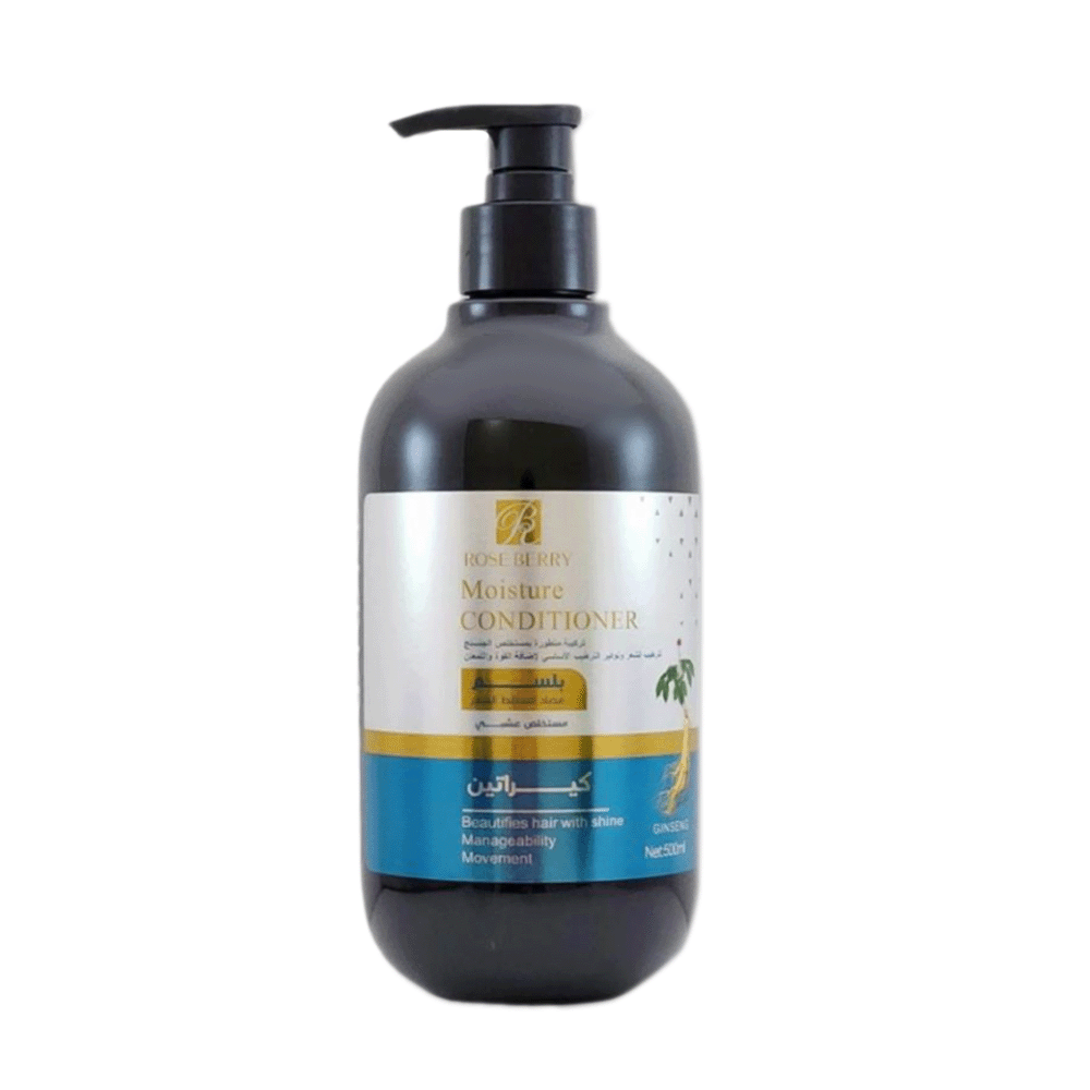 روز بيري شامبو وبلسم روتين للشعر الصحي بخلاصة الجينسنغ والكيراتين - 500 مل
