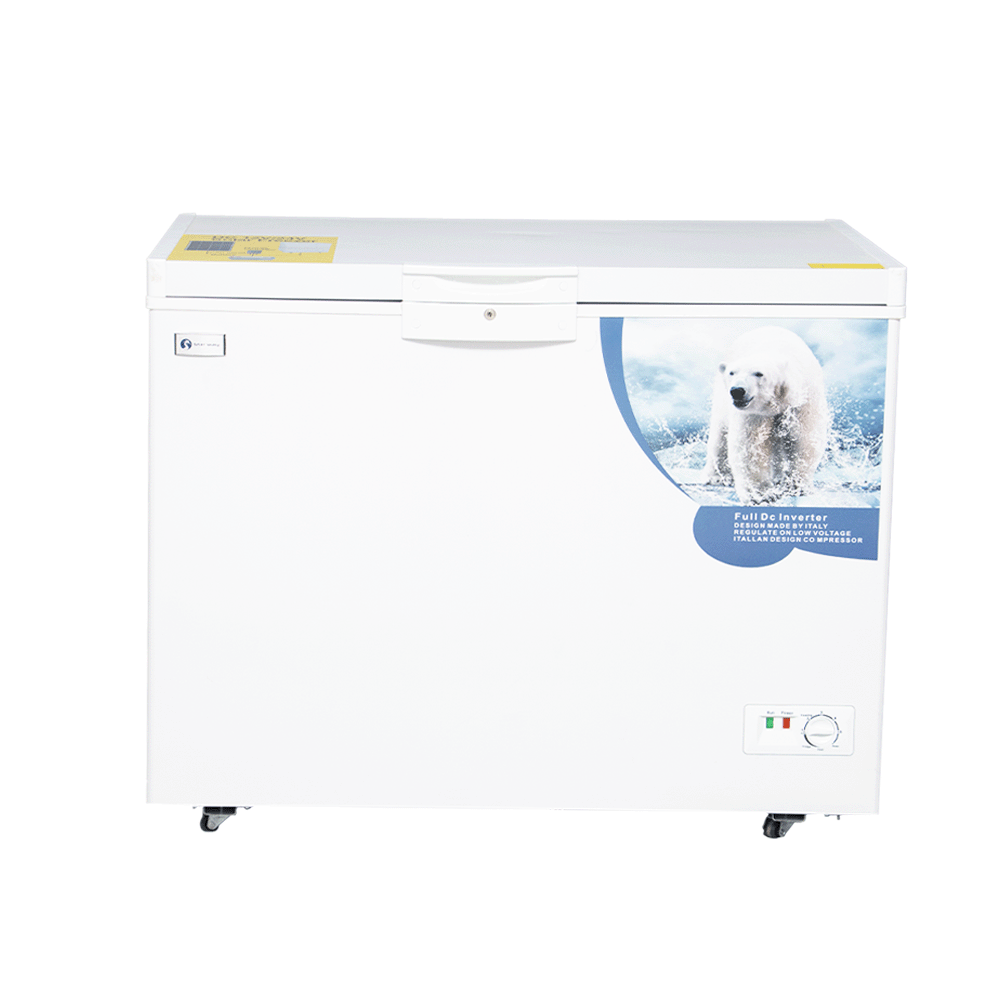 ستار واي فريزرعمودي 308 لتر 300 واط بنظام تجميد مزدوج - أبيض