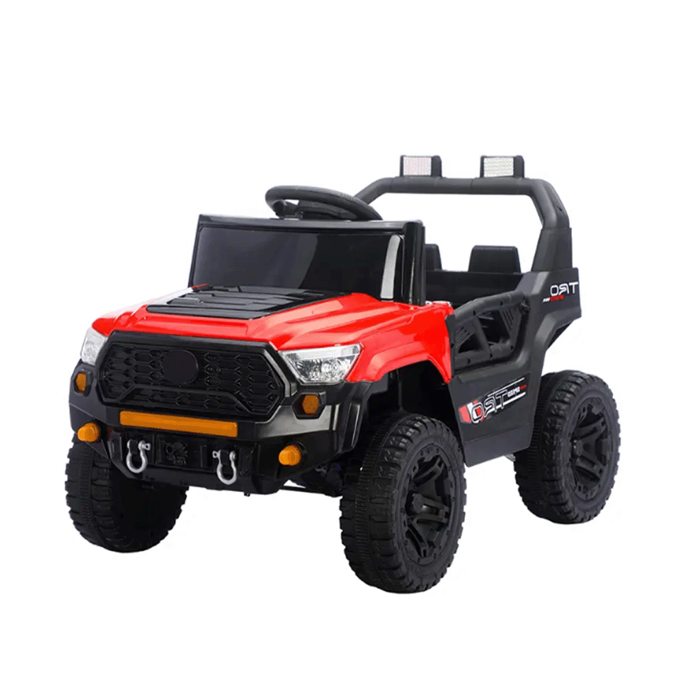 سيارة كهربائية للأطفال أوربك تويز بجهد 6 فولت وقدرة 4 أمبير - موديل BTF525 أحمر