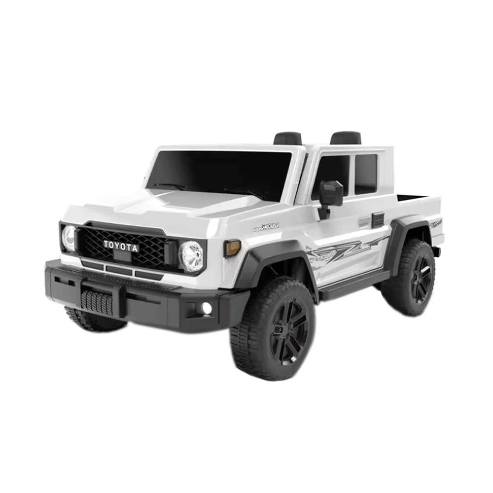سيارة كهربائية للأطفال بجهد 12 فولت وقدرة 7 أمبير - موديل TTXB-985 أبيض