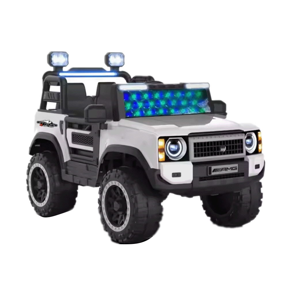 جيودا سيارة أطفال كهربائية بجهد 12 فولت وقدرة 7 أمبير موديل JD-EC-723 - رمادي