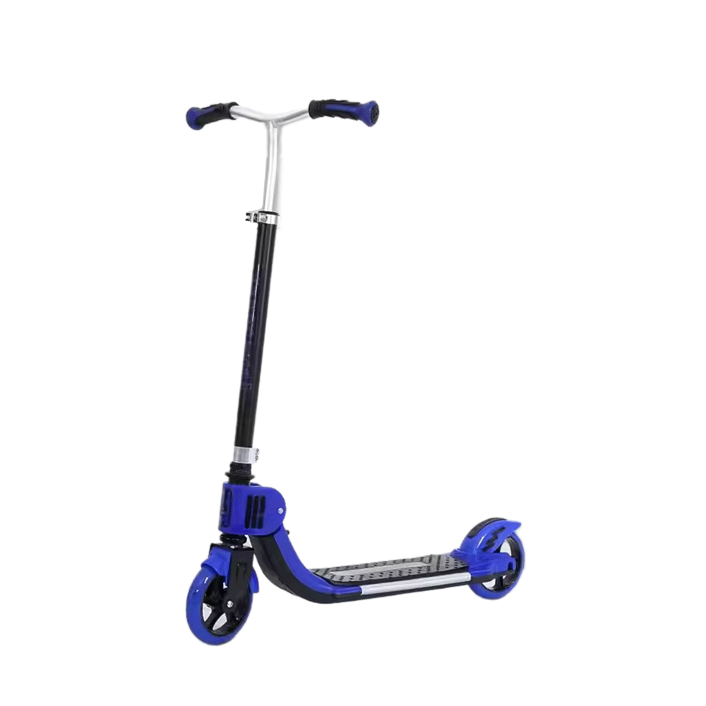 سكوتر بعجلتين قابل للطي للأطفال - أزرق