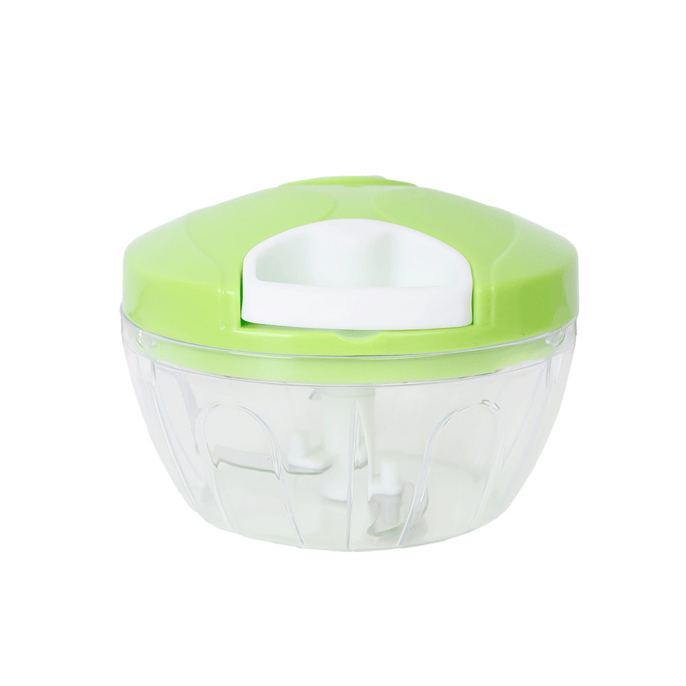 عصارات سلطة بلاستيك بحبل حجم صغير - أخضرفاتح