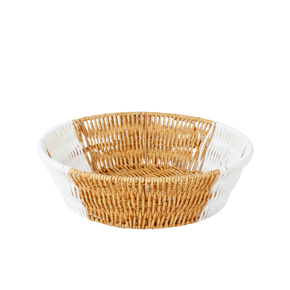 صحن تقديم دائري الشكل بتصميم خزفي - موديل AL10060