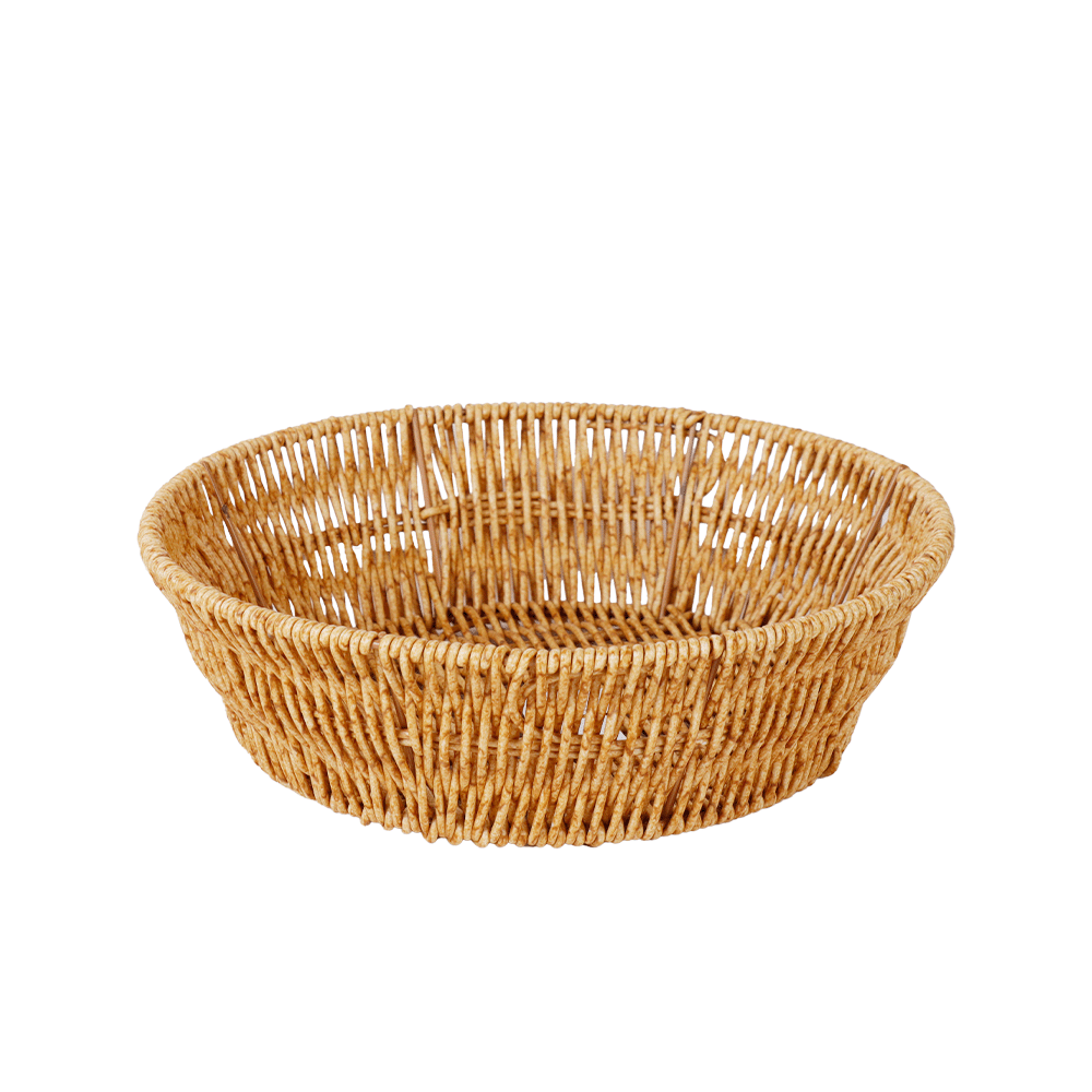 صحن تقديم دائري الشكل بتصميم خزفي - موديل AL10061