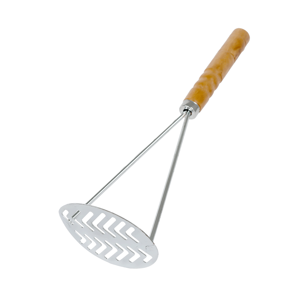 هراسة بطاطس يدوية متعددة الإستخدام مع مقبض خشبي - موديل AL10453