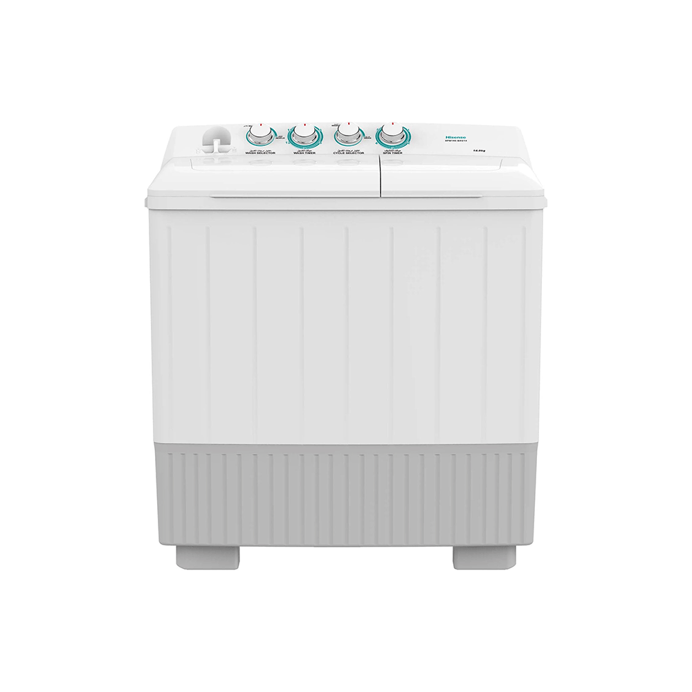 هايسنس غسالة ملابس حوضين 14 كجم موديل XPB140-SXC14 - أبيض