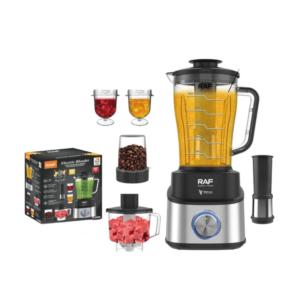 راف خلاط كهربائي متعدد الوظائف 4 في 1 سعة 2.5 لتر و قوة 700 واط - موديل R.2888