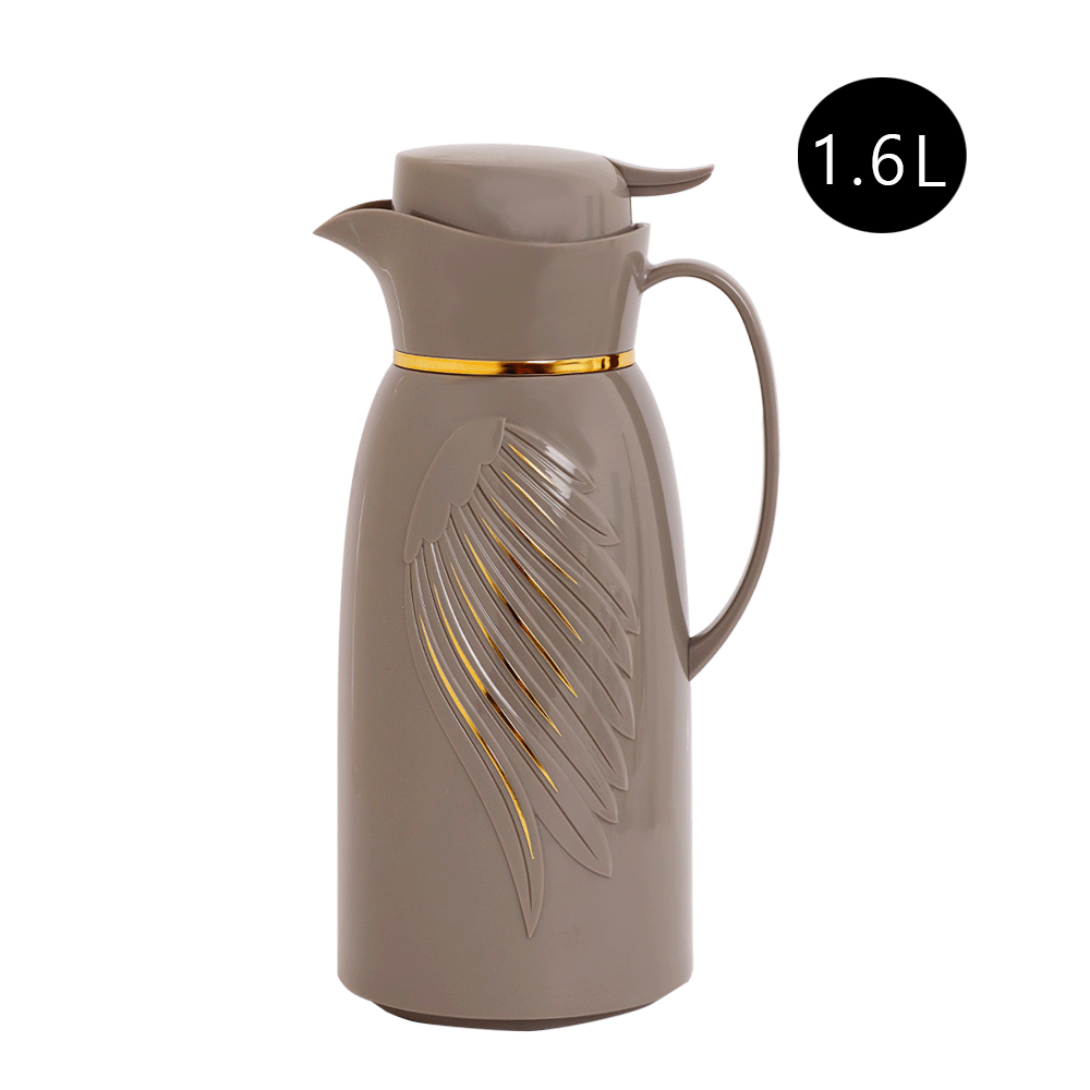 مانابروز ثلاجة عازلة للحرارة سعة 1.6 لتر - رمادي