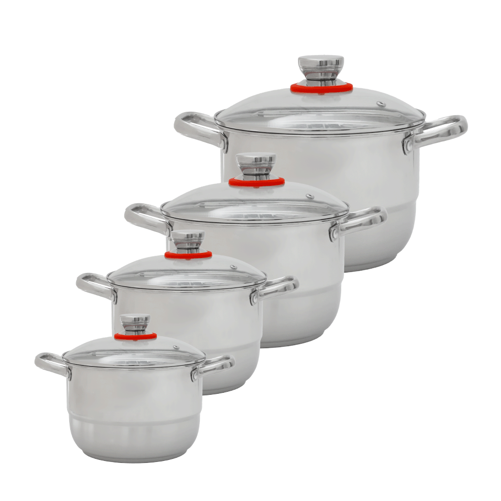 سوب ستيمور طقم قدور إستيل أصلي 4 قطع - موديل SH156