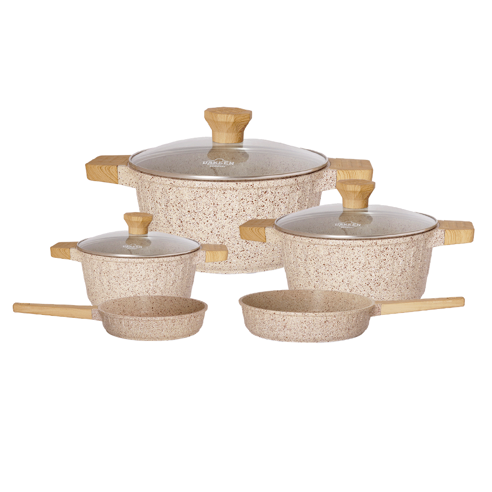 أوكين طقم قدور جرانيت أصلي 5 قطع - موديل VK-50