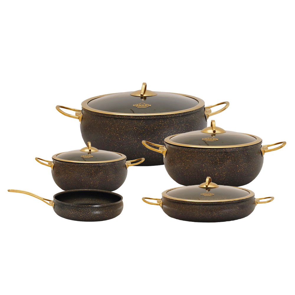 أوكين طقم قدور جرانيت أصلي 5 قطع - موديل VK-54