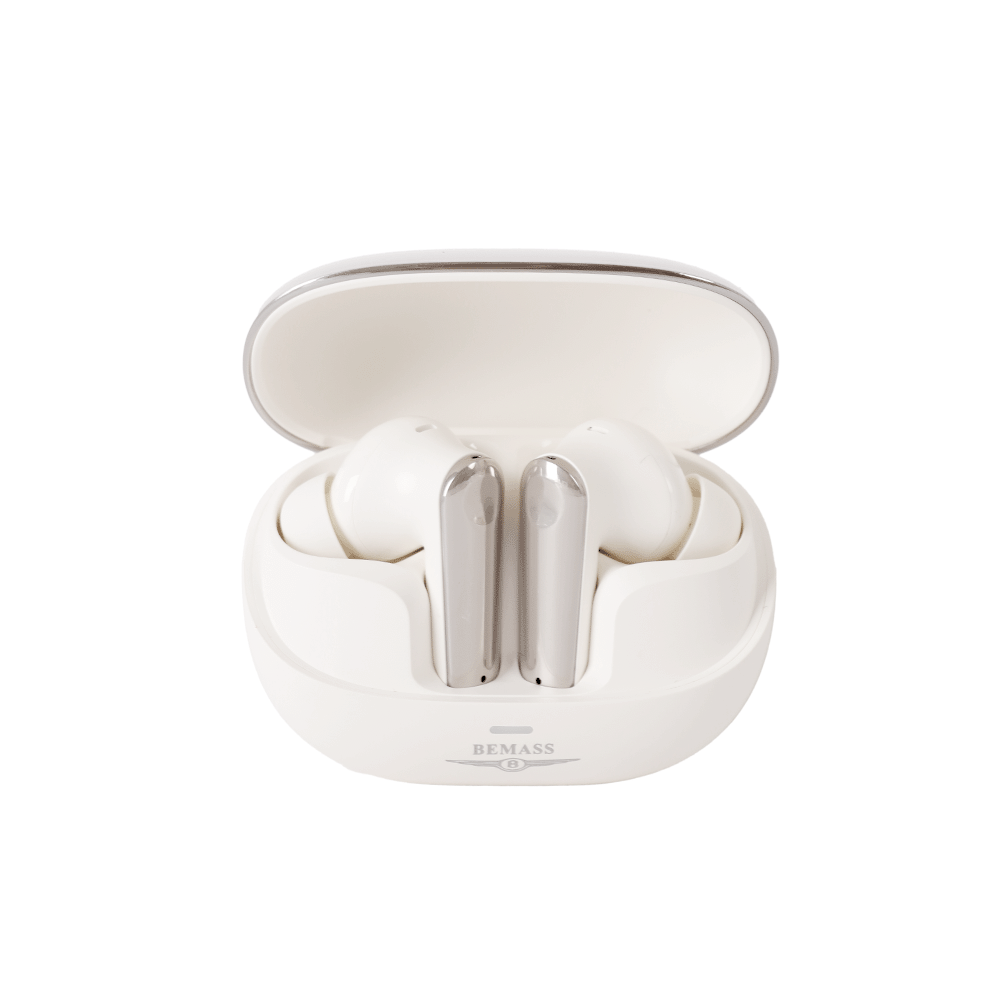 بيماس سماعه أدن بلوتوت لون أبيض - موديل BS06
