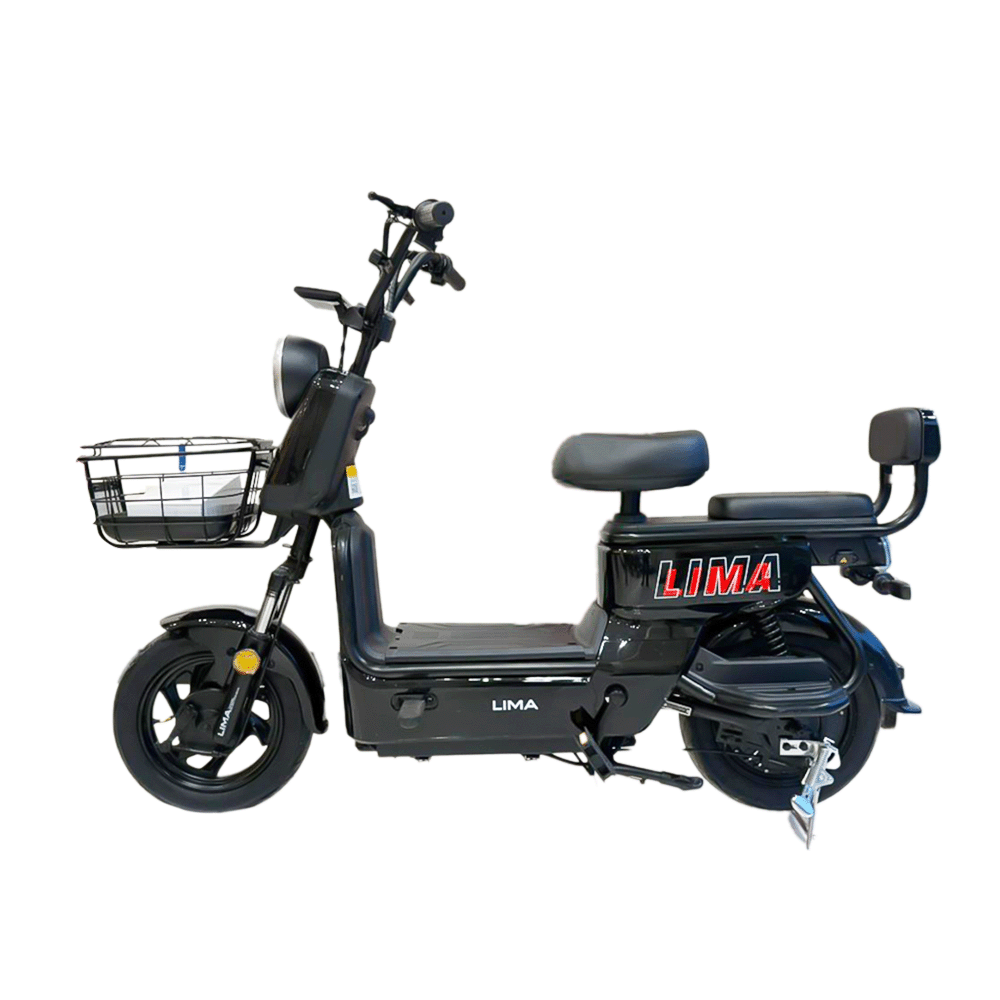 ليما دراجة كهربائية بقوة 21 واط وجهد 48 فولت - أسود