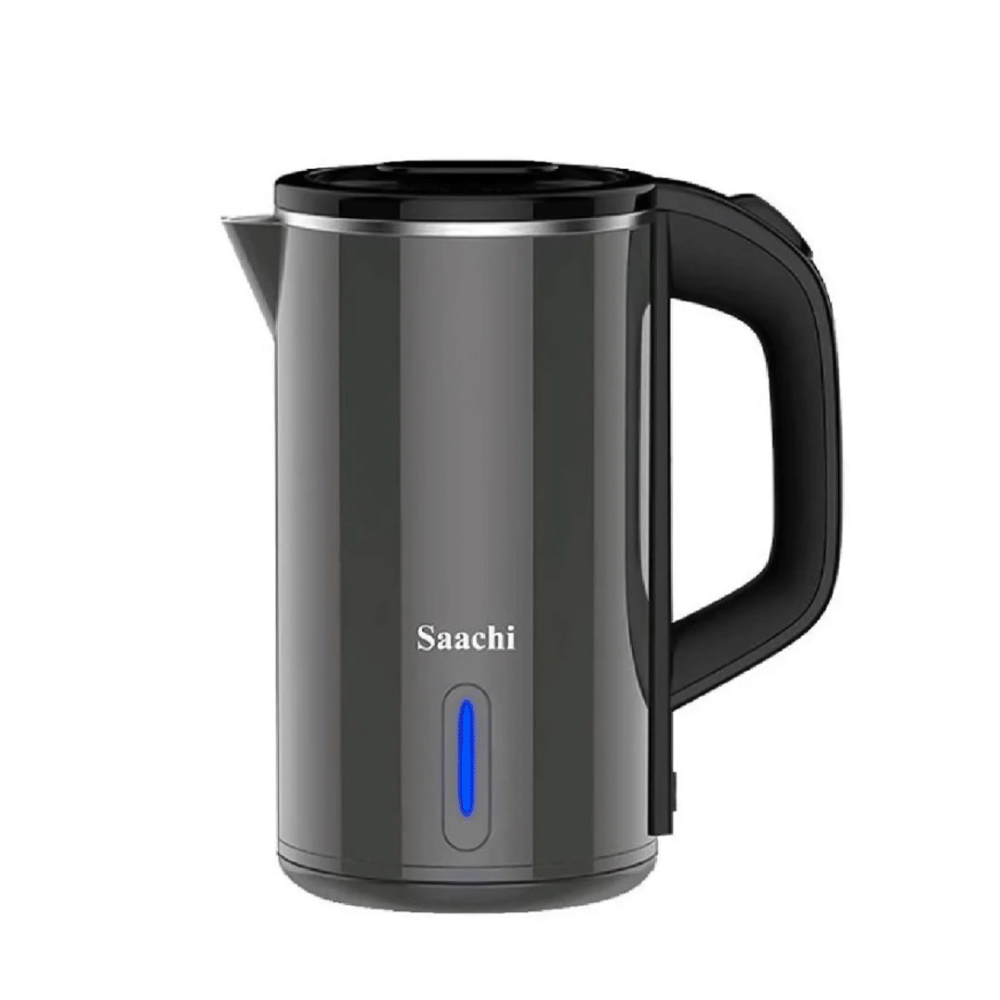 غلاية ماء من ساتشي كهربائية بسعة 2 لتر وقوة 1500 واط موديل NL-KT-7753-GR - أسود